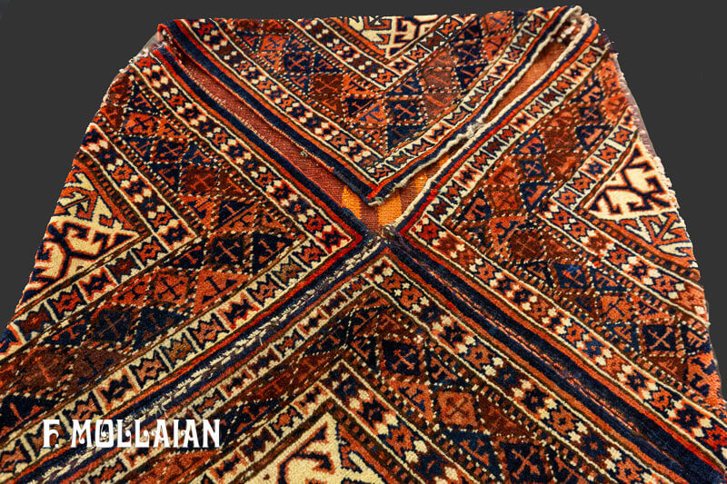 Antique Turkmen Torba Rug n°:52988579